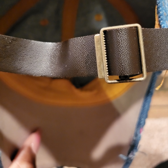 'BOSS' Sparkle Bling ✨️ Distressed Denim Hat - Picture 7 of 8